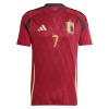 Officiële Voetbalshirt België De Bruyne 7 Thuis EK 2024 - Heren